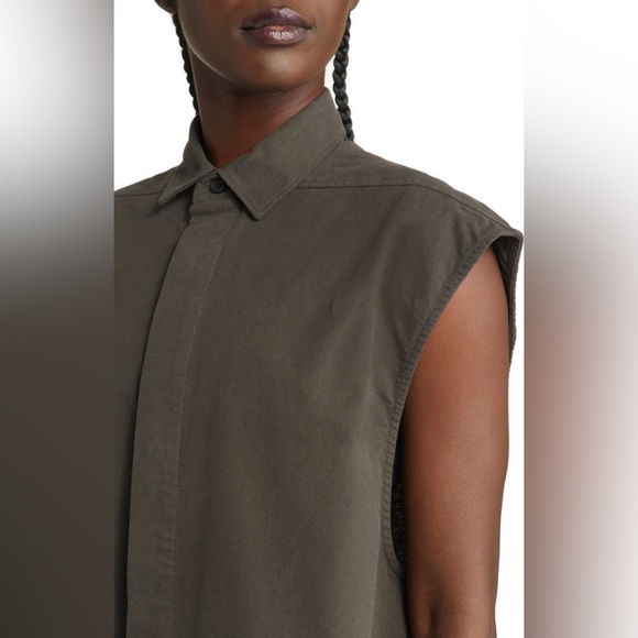 Fear of God oversized cotton sleeveless shirt dress - Picture 4 of 5